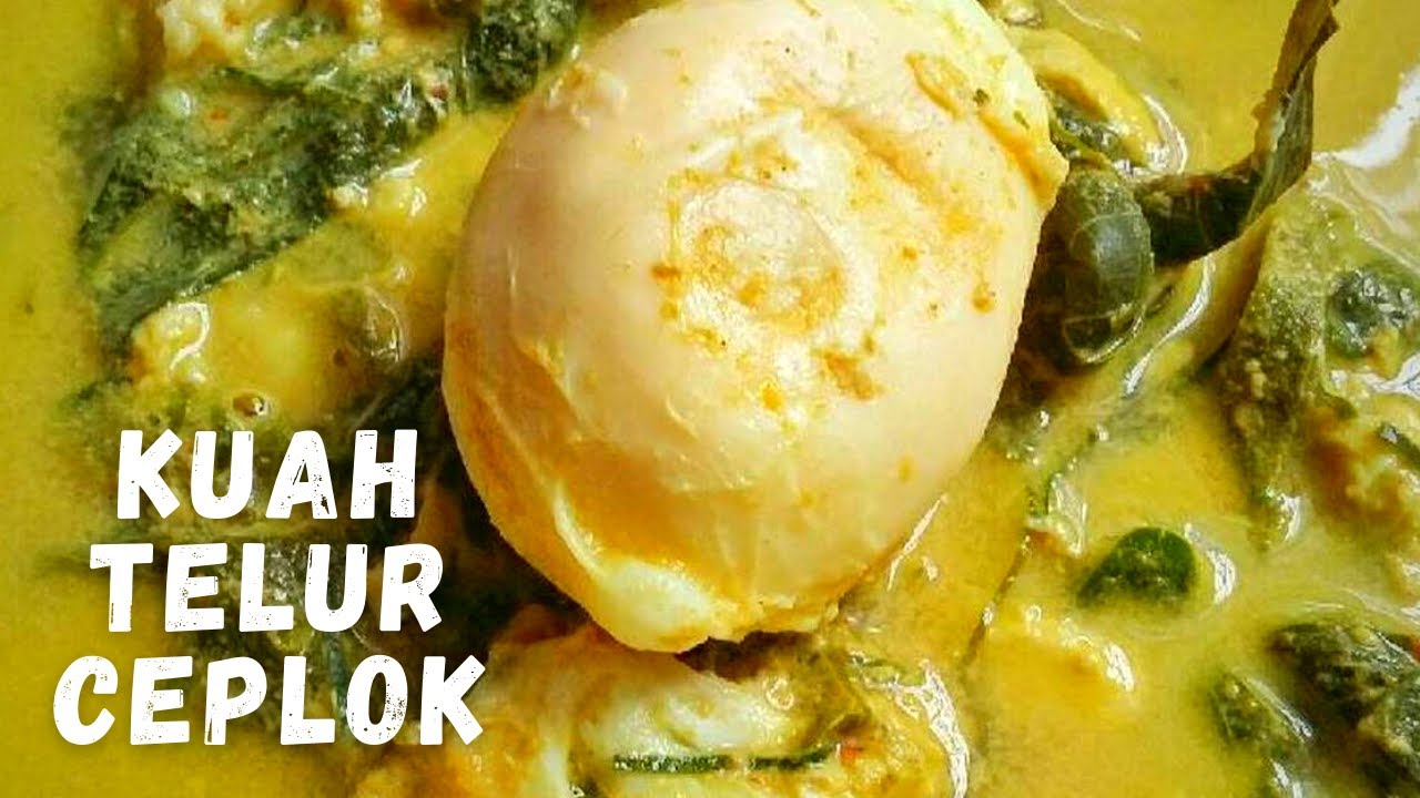 Gulai Telur Bebek Ceplok || Telur Dadar Kelapa Parut