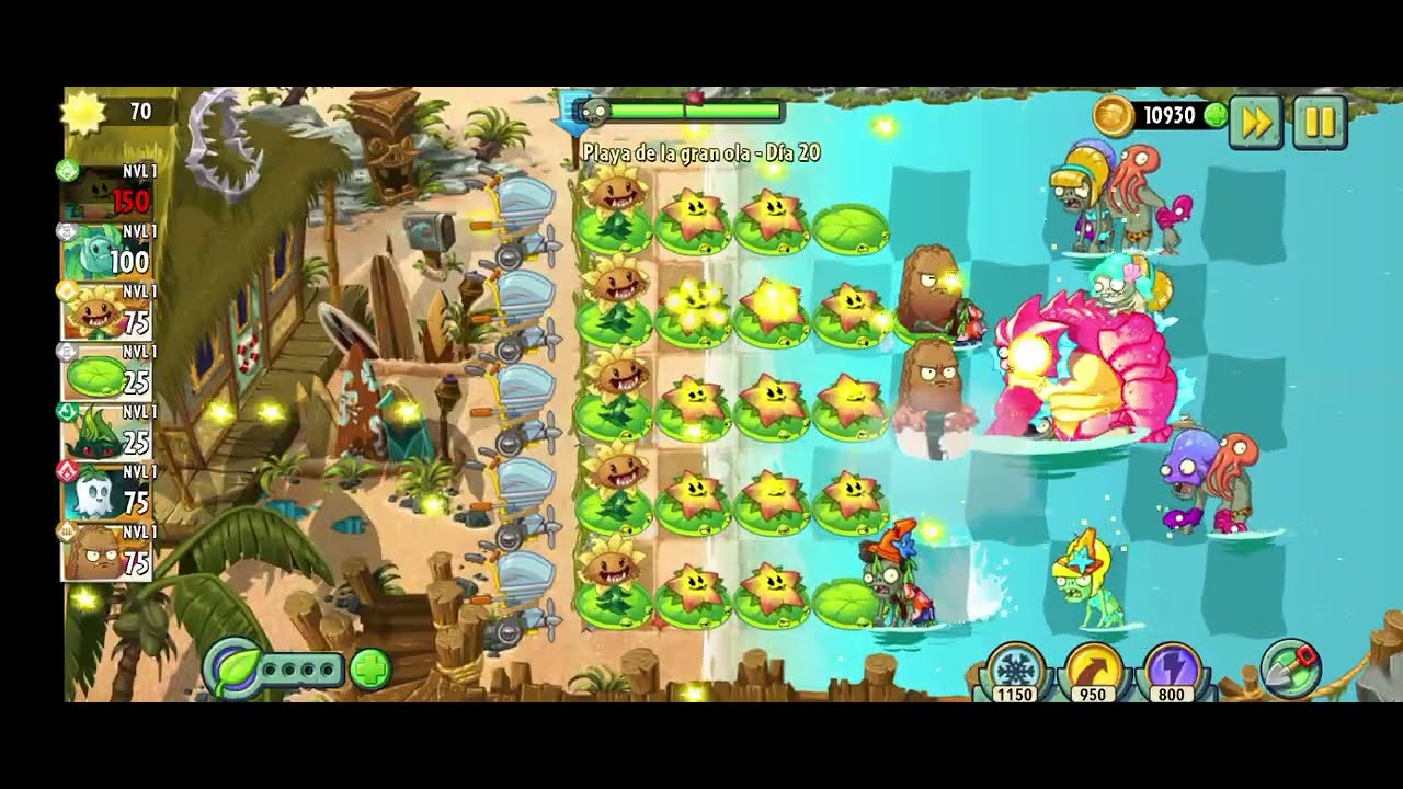 Plants vs. Zombies 2: Big Wave Beach - Starfruit