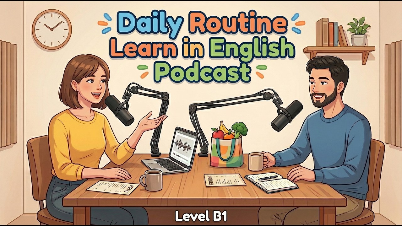Daily Routine English Podcast | Easy Listening Practice for Beginners # ...