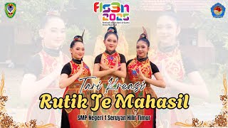 Tari Rutik Je Mahasil - SMPN 1 Seruyan Hilir Timur - FLS3N SMP Tk. Kab.Seruyan 2025