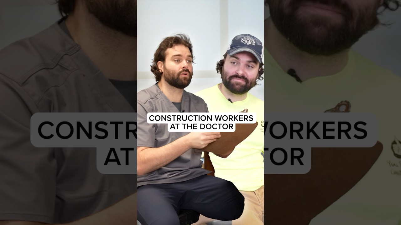 Construction Workers At The Doctor