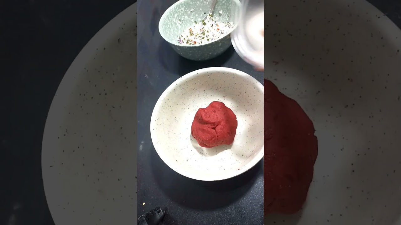 paneer stuffed Beetroot paratha 