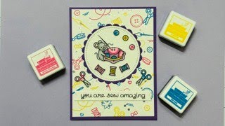 Sew Amazing! Colours from the Lawn Fawn Inspiration Challenge 146.