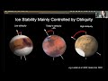 Geophysical Observations of Ice and Climate on Mars