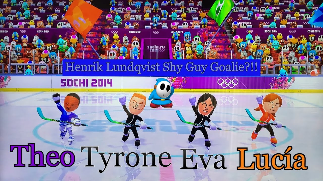 Eva, Tyrone, Lucía, and Theo Play 5 in Sochi in Mii Series 4