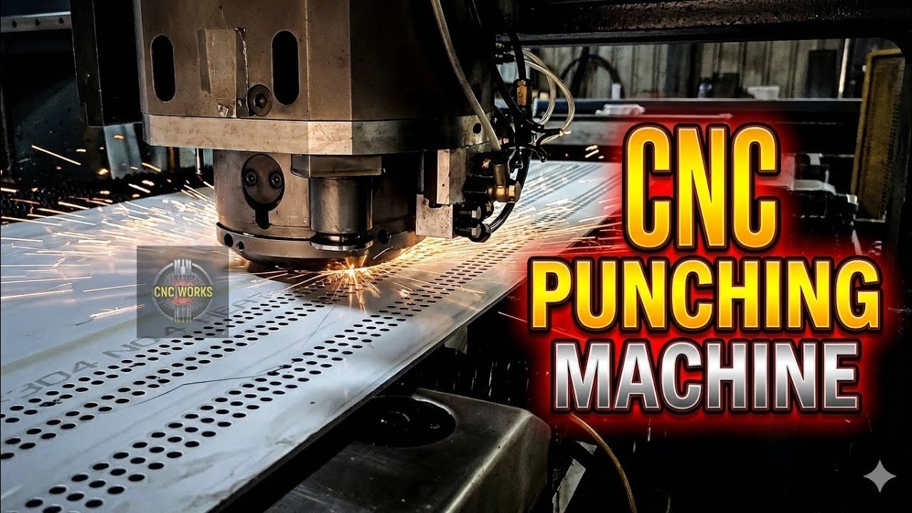 CNC PUNCHING MACHINE IN  ACTION|CNC WORKS