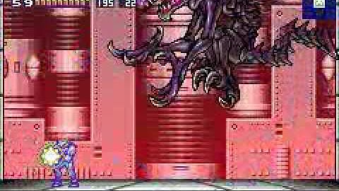 Metroid Fusion - Twelfth Boss Battle vs Ridley-X (Neo Ridley)