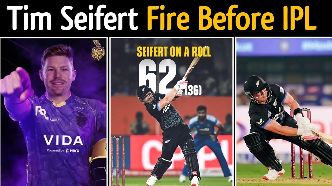 Tim Seifert Shine Before IPL 2026 🔥 Tim Seifert In Excellent Rhythm 💀 Good Sign For KKR 🚨