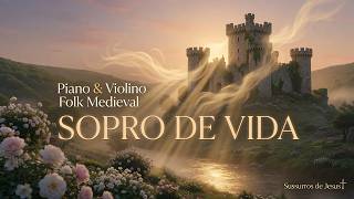 Sopro de Vida ♫ Medieval Folk Piano &amp; Violin | Música Instrumental Relaxante para Dormir e Estudar