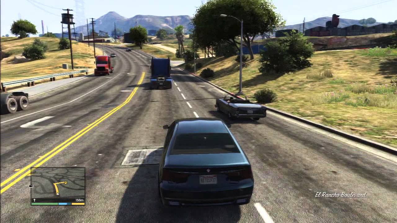GTA 5 FBI MISSION BMW 7 - YouTube