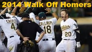 2014 Walk Off Homers