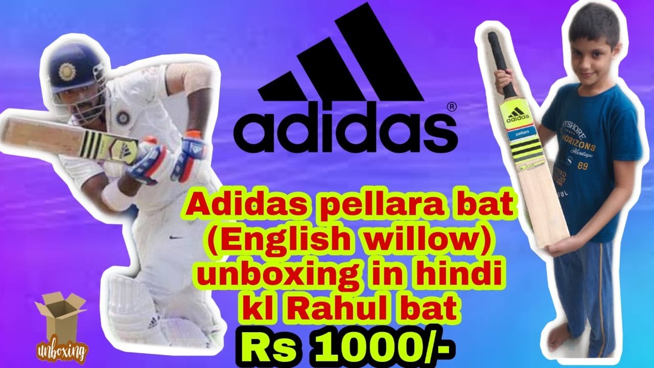 kl rahul adidas bat