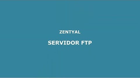 Configuración Servidor FTP - Zentyal