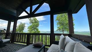 Balcony view of Banner Elk, NC mountains