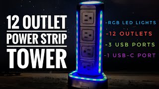 Random Reviews Ep. 131: 12-Outlet LED Power Strip Tower