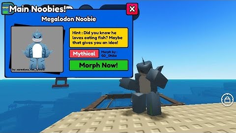 How To Get Megalodon Noobie | Find The Noobies Morphs Roblox