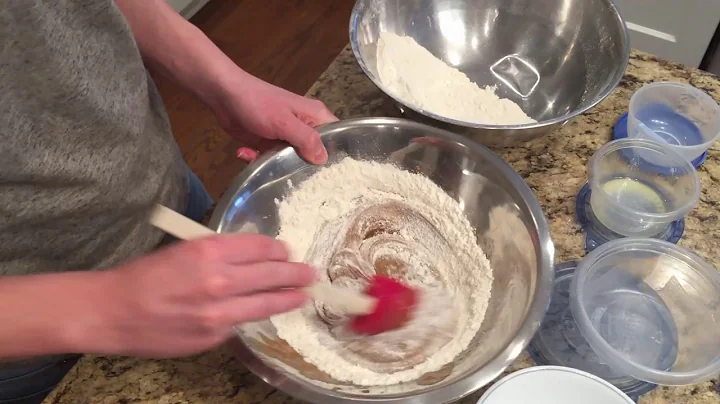 Cooking great butterscotch chip cookies.
