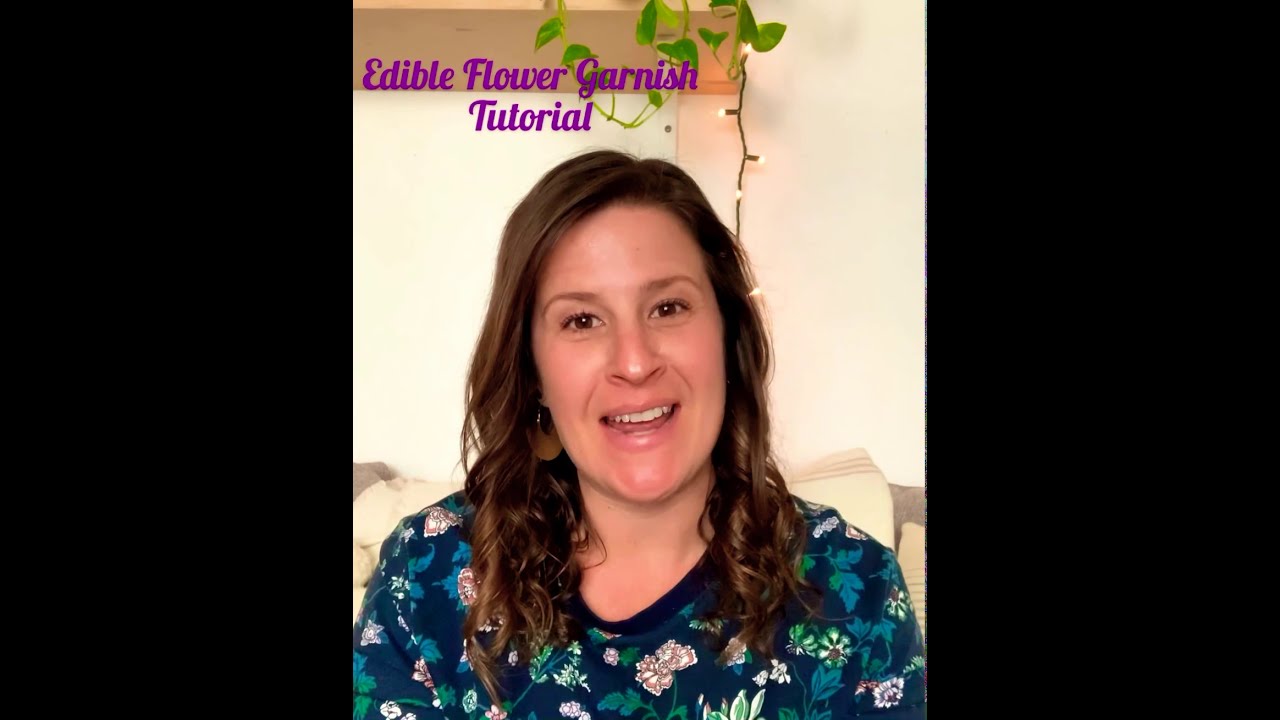 Edible Flower Garnishes