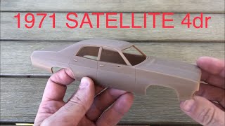 Too Many Projects - Unboxing Resin kits: TMP 1971 Satellites Sedan High Resolution Brown Resin