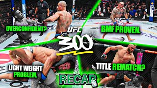 UFC 300: Full Card RECAP