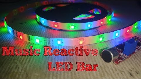 How to make a Music Reactive LED Bar || using Arduino || Rudra DIY Crafts