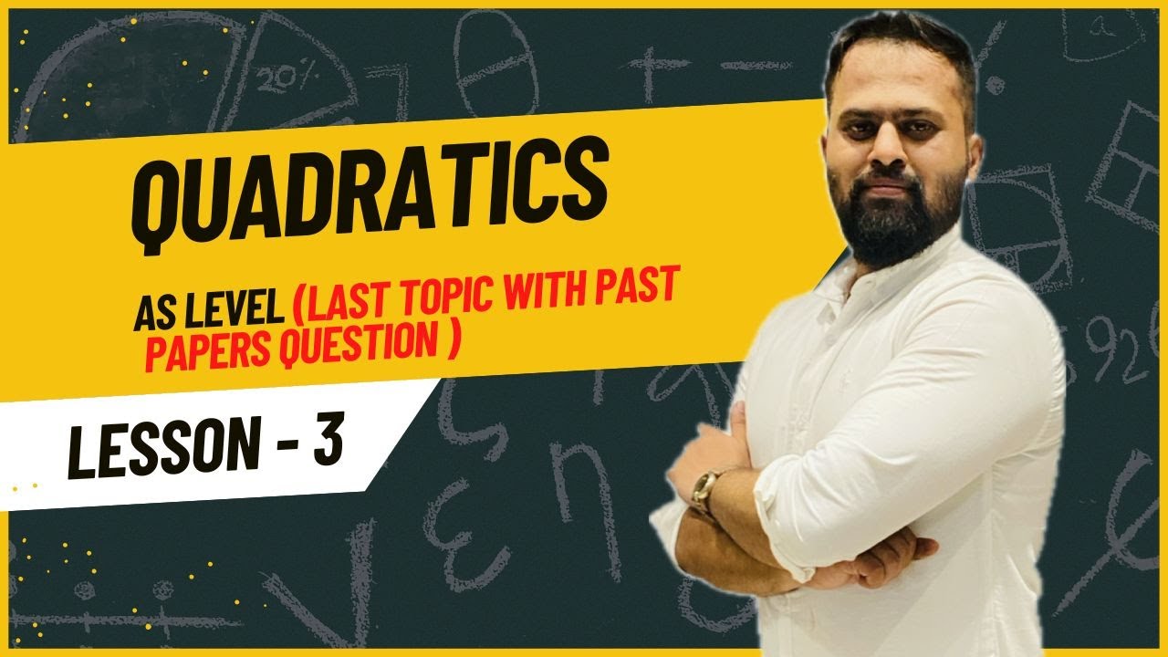 QUADRATICS - CONVERSION INTO QUADRATIC EQUATIONS AND PAST PAPERS QUESTIONS OF THE WHOLE CHAPTER