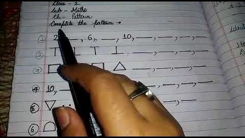 Class 2 Maths Ch- Pattern lec-12 by YK