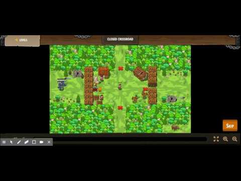 CodeCombat: Stage 2: "Closed CrossRoad"