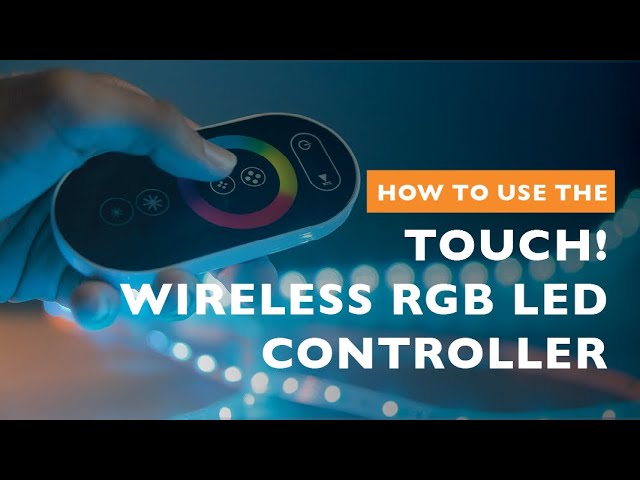 RGB - Interrupteur Tactile avec Variateur RF pour Ruban LED