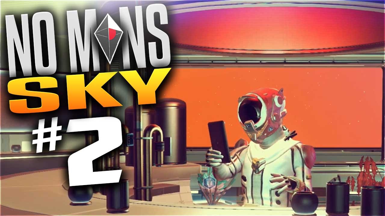 No Man's Sky Gameplay - Ep 2 - SPACE STATION, ALIENS TRADING (Let's