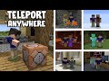 Minecraft if you could TELEPORT TO ANY WORLD...