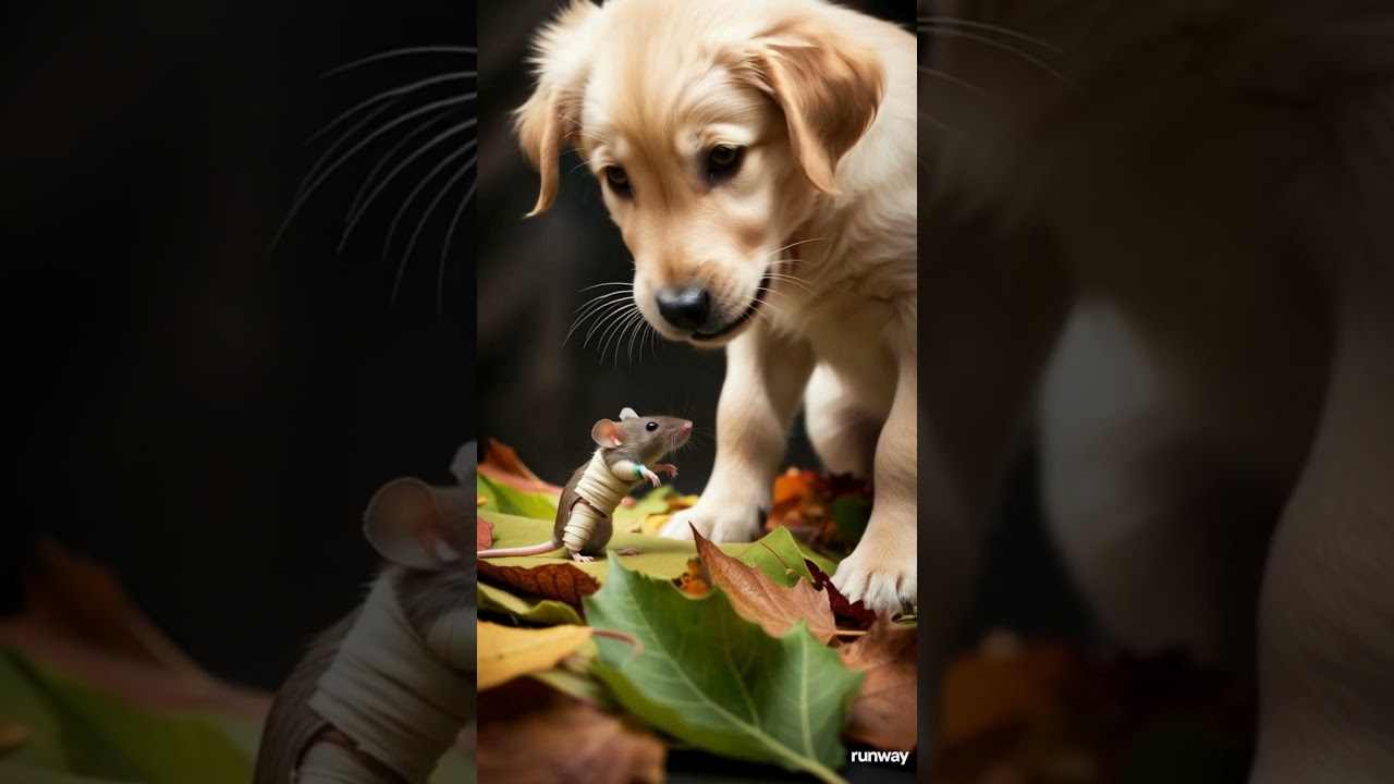 LeoNexium The Brave Dog Who Rescued a Tiny Mouse 🐶🐭 