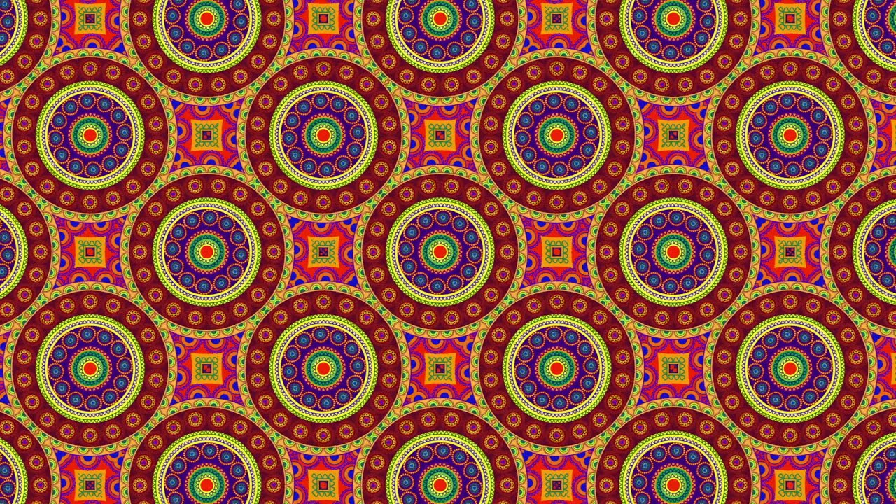 Rotating Mandala Vj Loop/Led Mapping By Musicom