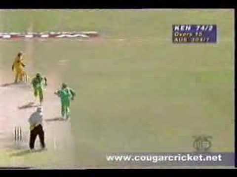 AUSTRALIA vs KENYA, 1996 WORLD CUP MATCH, VIZAG, K...