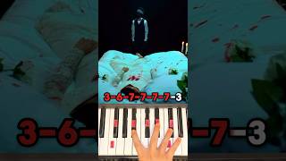 Romantic Homicide - Piano Tutorial #shorts