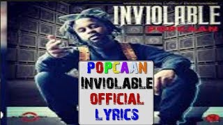 Popcaan Inviolable Official lyrics 2018