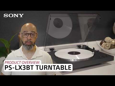 Sony Makes Vinyl Easy: PS-LX3BT Bluetooth Turntable