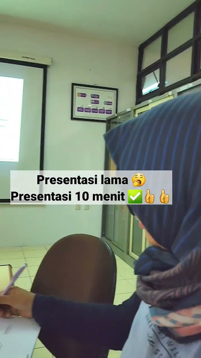 Presentasi sidang skripsi yang baik 😃