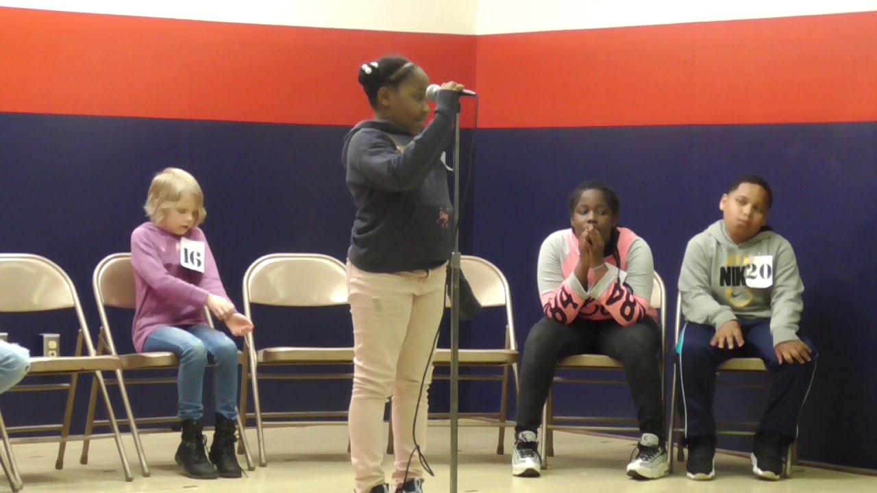 2019 Spelling Bee 4th Grade - YouTube
