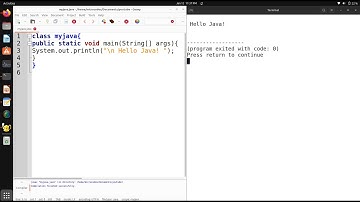 Geany Java setup in Linux