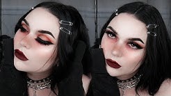 🥀TIRED GOTH EMO GIRL MAKEUP 🥀