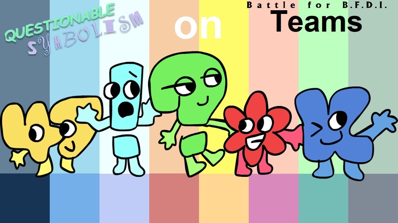 If Questionable Symbolism Characters were on BFB Teams (Expansion, now