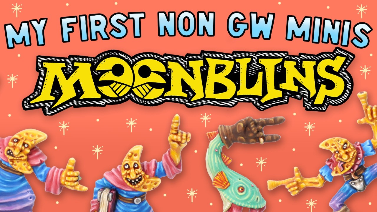 My first time painting non Games Workshop miniatures | The Moonblins