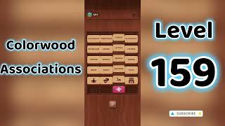 Colorwood Associations Level 159 Answers 🧩✨ | Go Answer