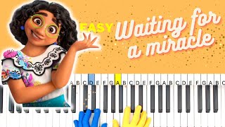 WAITING FOR A MIRACLE ('Encanto') - EASY Piano Tutorial (with Demo) #Shorts