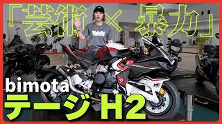 世界250台のbimota「テージH2」がまさかのBDSオークションに出品。芸術の顔した暴力的パワー！（オークション出品車両）