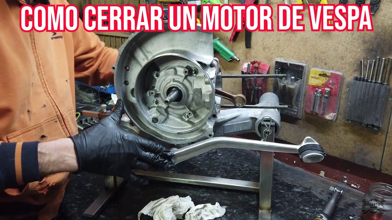 Como cerrar un motor de vespa
