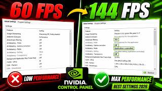 BEST NVIDIA Control Panel Settings for Gaming in 2026[UPDATED]
