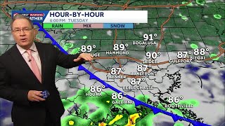 A warmer Sunday with increasing rain chances next week