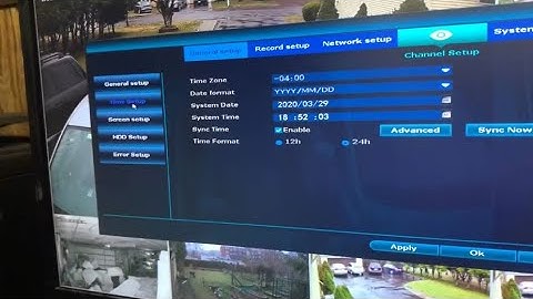 How To Change System Date & Sync Time On Your Hiseeu NVR 8-Channel WiFi Security 1080p Camera System